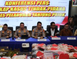 Polres Pelabuhan Tanjung Priok, Amankan 5 Orang Tersangka Sindikat Gas Oplosan