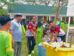 Polsek Kepulauan Seribu Utara Gelar Korve Jum’at Bersih Bersama Stakeholder di Wilayah Kepulauan Seribu Utara