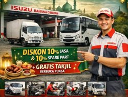 Promo Service Spesial Ramadhan 2026 – Bahana Isuzu Cirebon Hadirkan Diskon 10% Jasa & 10% Spare Part + Gratis Takjil