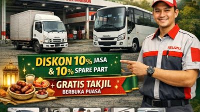 Promo Service Spesial Ramadhan 2026 – Bahana Isuzu Cirebon Hadirkan Diskon 10% Jasa & 10% Spare Part + Gratis Takjil