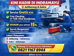 Service Outlet Isuzu Bahana Hadir di Sukra Indramayu, Permudah Perawatan Kendaraan Tanpa Harus ke Cirebon