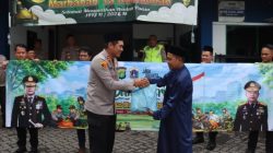 Satgas Bang Jasri Polres Pelabuhan Tanjung Priok, Gelar Kerja Bakti di Masjid Baitul Latief.