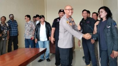 Kapolres Tanah Karo Terima Kunjungan Silahturahmi LSM LPKN-Tipikor Dengan Penuh Kekeluargaan