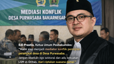 Usai Kericuhan Balai Desa Purwasaba, Posbakumdes Siap Jadi Penengah Konflik