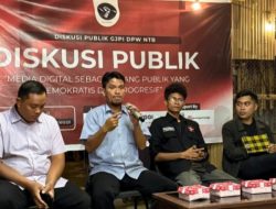 Diskusi Publik GJPI DPW NTB Mengenai Media Digital