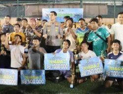 Polres Pelabuhan Tanjung Priok Gelar Lomba Futsal dan Night Run, Pererat Kekompakan Warga di Bulan Ramadhan