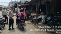 Patroli Siang Hari di Muara Angke, Polisi Antisipasi Curanmor dan Tawuran