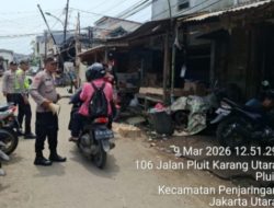 Patroli Siang Hari di Muara Angke, Polisi Antisipasi Curanmor dan Tawuran