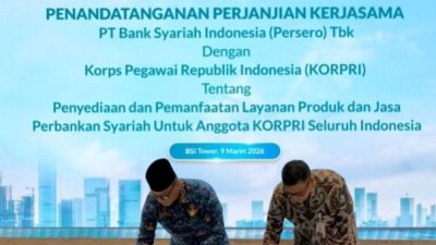 Ketua Umum Korpri & Dirut BSI Teken Kerja Sama Perluas Layanan Keuangan Syariah bagi 6,7 Juta ASN