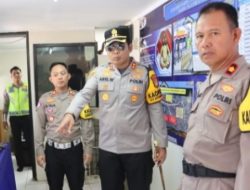 Kapolres Pelabuhan Tanjung Priok Cek Pos Pam, Pos Terpadu dan Pos Yan, Pastikan Mudik Aman Keluarga Bahagia