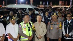 Kapolda Banten dampingi Menhub, dan Kakorlantas Cek Kesiapan Arus Mudik di Pelabuhan