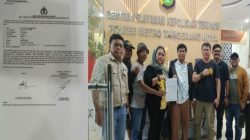 Ketua Projo Muda Kota Tangerang Halasson Sigalingging Melaporkan Salah Satu Akun Sosmed Ke Polres Metro Tangerang Kota