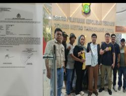 Ketua Projo Muda Kota Tangerang Halasson Sigalingging Melaporkan Salah Satu Akun Sosmed Ke Polres Metro Tangerang Kota