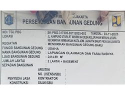 CKTRP Jakbar Kembali Menjadi Sorotan, Dari Dokumen Mencurigakan Serta Terbitnya PBG diwilayah Meruya Utara