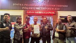 Polres Metro Bekasi Minta Tangkap Pelaku Usaha ilegal Yang Sudah Pengeroyokan Aniyaya Wartawan Sedang Bertugas 