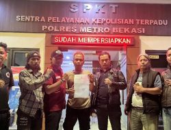 Polres Metro Bekasi Minta Tangkap Pelaku Usaha ilegal Yang Sudah Pengeroyokan Aniyaya Wartawan Sedang Bertugas 