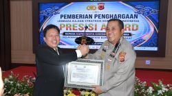 Kapolresta Cirebon Terima Presisi Award dari Lembaga Kajian Strategis Kepolisian Indonesia atas Kinerja dan Pelayanan Publik