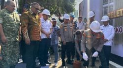 Kapolda Letakkan Batu Pertama Mako Polres Metro Depok : Pelayanan Harus Makin Baik