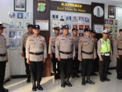 Upacara Kenaikan Pangkat Pengabdian Personel Polres Pelabuhan Tanjung Priok