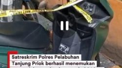 Sat Reskrim Polres Pelabuhan Tanjung Priok, Kembalikan Motor Hasil Curian kepada Pemiliknya