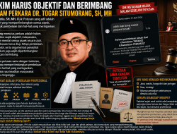 Putusan Togar Situmorang Jadi Sorotan Publik
