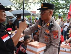 Kapolres Pelabuhan Tanjung Priok, Beri Kejutan May Day, Buruh dan Sopir Deklarasikan Keselamatan Kerja