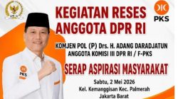 Anggota Komisi lll DPR RI Fraksi PKS, Adang Daradjatun Kembali Serap Aspirasi Masyarakat Palmerah 