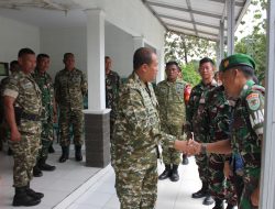 Dandim 0620/Kabupaten Cirebon Kunjungi Koramil 0620-16/Gempol