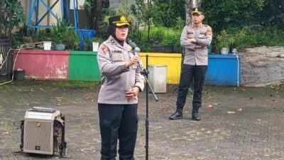 Polres Sumedang Gelar Apel Pengamanan Syukuran Persib Juara Super League 2025/2026