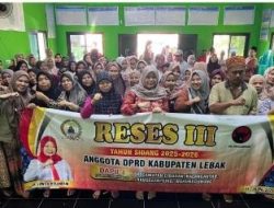 Ketua DPRD Kabupaten Lebak Gelar Reses Sidang III, Serap Aspirasi Bersama Warga di Dapil 1 