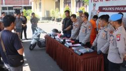 Polres Pasuruan Ungkap Tiga Kasus Menonjol, Pelaku Jambret Maut hingga Penembakan Airsoft Gun Berhasil Ditangkap