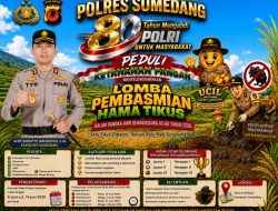 Polres Sumedang Gelar “Lomba Pembasmian Hama Tikus Piala Kapolres 2026 LRES  