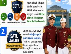 Polri pastikan tidak ada kuota khusus pada Penerimaan Taruna Akpol T.A 2026