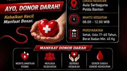Semarak Hari Bhayangkara ke-80, Polda Banten Gelar Donor Darah dan Khitanan Gratis
