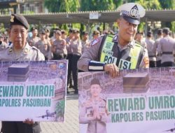 Kapolres Pasuruan Apresiasi Anggota Teladan dengan Hadiah Umroh ke Tanah Suci