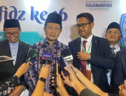 Menteri Agama RI, Apresiasi Kiprah Yayasan Tahfidz Sulaimaniyah Cetak Generasi Muda Penghalaf Al Qur’an 