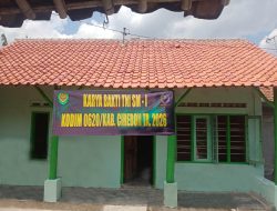 Karya Bakti Semester I TA 2026, Kodim 0620/Kabupaten Cirebon Laksanakan Rehab RTLH di Desa Semplo