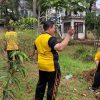 JASRI KURVE DAN PENANAMAN POHON DALAM RANGKA GERAKAN INDONESIA ASRI SAMBUT HARI BHAYANGKARA KE- 80