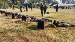 Personel Jajaran Kodim 0808/Blitar Gelar Latihan Menembak Senjata Ringan Semester I