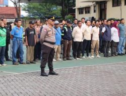 Perkuat Sinergitas, Polres Pelabuhan Tanjung Priok, Gelar JJOS Apel Gabungan Bersama Sabuk Kamtibmas