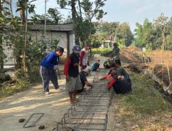 Pra TMMD ke 129 Berlangsung, TNI dan Masyarakat Desa Bulu Lor Antusias Bekerja