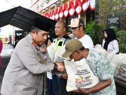 Polresta Cirebon Salurkan 600 Paket Sembako dalam Bhakti Sosial Hari Bhayangkara ke-80