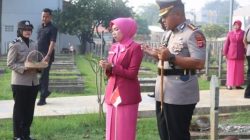 Jelang Hari Bhayangkara, Polresta Tangerang Teladani Semangat Juang dengan Ziarah di Taman Makam Pahlawan