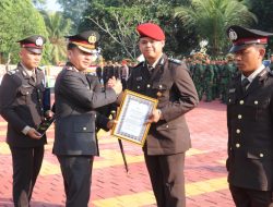 Peringati Hari Bhayangkara ke-80, Polres Lebak Berikan Penghargaan kepada Personel Berprestasi
