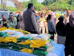 Peringati HUT Bhayangkara ke-80, Polda Banten Salurkan 3,5 Ton Beras bagi Masyarakat