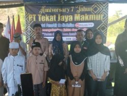 Anniversary 7 Tahun, PT Tekat Jaya Makmur / Media TekatNews net ) tv Adakan Santunan Anak Yatim