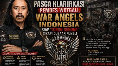 WAR ANGELS INDONESIA (WANI) “TURUN GUNUNG” SIKAPI DUGAAN PUNGLI DI PEMDES WOTGALI