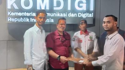 Formabes Laporkan Dugaan Aplikasi layanan Live streaming Bermuatan Judi Online ke Komdigi      