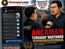 Pimpinan Umum Utamapost.com ZULNAFRIZEN Desak Polsek Panggarangan Segera Panggil Terduga Pengancam Wartawan