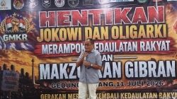 GMKR Serukan Penghentian Jokowi dan Oligarki, Desak Pemakzulan Gibran di Gedung Joang 45